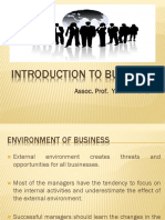 Introduction To Business 2. Hafta