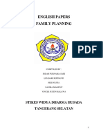 English Papers Family Planning: Stikes Widya Dharma Husada Tangerang Selatan