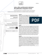 Standardization, Ethics and Biometric Indicators in Scientific Publication: Integrative Review