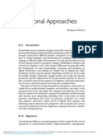 Functional Approaches
