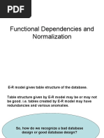 Functional Dependencies and Normalization