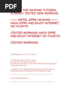Airtel GPRS