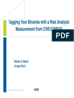 Tagging Your Binaries With A Risk Analysis Measurement From CWE/CWRAF