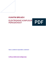 Kvantni Brojevi: Elektronske Konfuguracije I Periodičnost