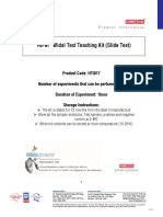Hiper Widal Test Teaching Kit (Slide Test)