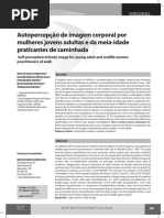 Imagem corporal e caminhada