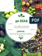30 Días Cocinando Juntos. Ideas Veganas Para Comer a Diario