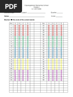 Answer Sheet 1