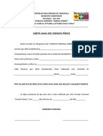 Carta Aval Del Espacio Fisico