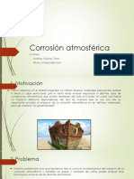 Corrosión atmosférica: Efecto de la salinidad y temperatura en los materiales