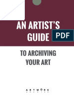 Artwork Archive Guide Art Inventory