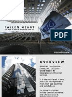 FALLEN GIANT: Case Study of American International Group, Inc