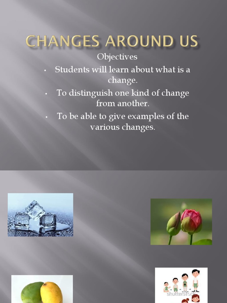 Types of Changes in Matter | PDF
