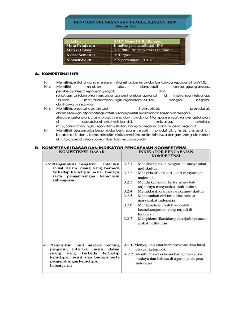 Rpp Pluralitas Pkb