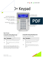 User Manual Paradox SP Series K32LCD Keypad Alarm