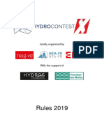 HydroContest-X Rules 2019