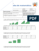 Prueba de Matematica Datos y Probabilidades