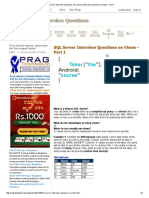 SQL Server Interview Questions - SQL Server Interview Questions On Views - Part 1