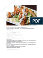Almond Crusted Chicken Breast With Mustard Sauce