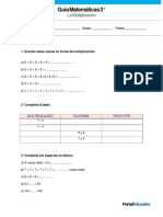 Guia de Multiplicacion