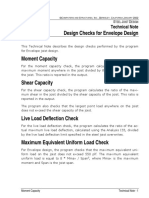 Design Checks For Envelope Design: Technical Note