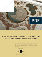 A Criminologia Cultural e o RAP Como Ativismo Urbano Contracultural