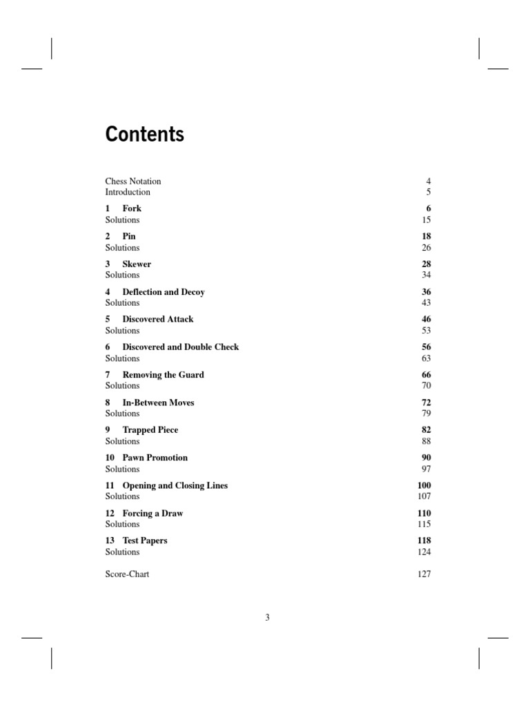 Chess Tactics Workbook For Kids Pdf