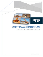 Safety Management Plan: For Limestone Mine of Ultratech Cement Limited