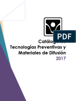 Catálogo de Tecnologías Preventivas y Materiales de Difusión