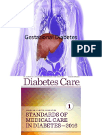 Gestational Diabetes Mellitus Pathogenesis and Complications