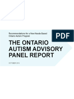 Autism Advisory Panel Report 2019
