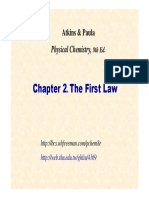 The First Law: Physical Chemistry
