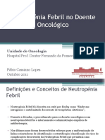 Neutropénia Febril em Doentes Oncológicos - Sessão Clínica HFF - Versão Final PDF