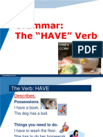 Grammar: The "HAVE" Verb: WWW - Alliance.k12.ec