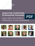 Improving Continuing Professional Development:: How Reps Can Make A Difference in The Workplace