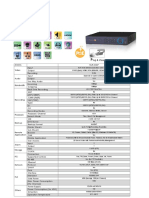 Especificaciones Tecnicas DVR NVR-4100P
