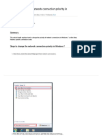 How To Change The Network Connection Priority in Windows 7