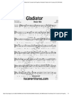 Gladiator Partitura de Trompeta