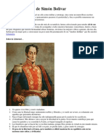 42 Pensamientos de Simón Bolívar