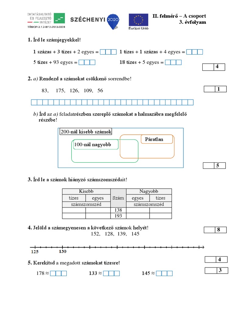 Matek3 02 Felmeres A PDF | PDF