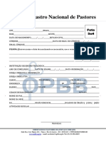 Formulário Da OPBB 2012