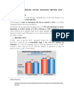 Presupuesto Generaldel Estado Boliviano Gestion 2018 - BOLIVIA