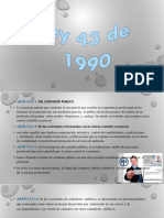 Ley 43 de 1990 PDF
