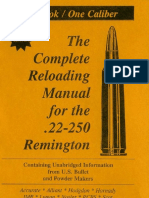 Pub The Complete Reloading Manual For The 22 250 Remin