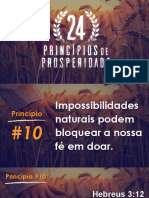 Princípios de Prosperidade 10 Impossibilidades Bloqueando A Doação Por Fé