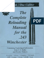 Pub The Complete Reloading Manual For The 243 Winchest