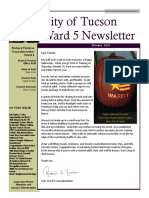 City of Tucson Ward 5 Newsletter - October 2019