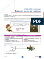 Propiedades del átomo de carbono en química orgánica