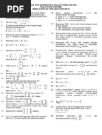 Latihan Pat Matematika Kelas Xi Ibb Dan Ips