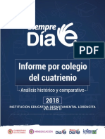 Informe Por Colegio Del Cuatrienio (Ied Lorevis El Banco Mag)